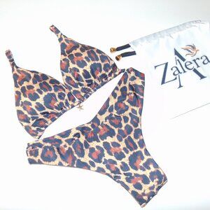Zalera Brazilian Bikini Cheeky – Animal print– Sizes S, M, L (New)